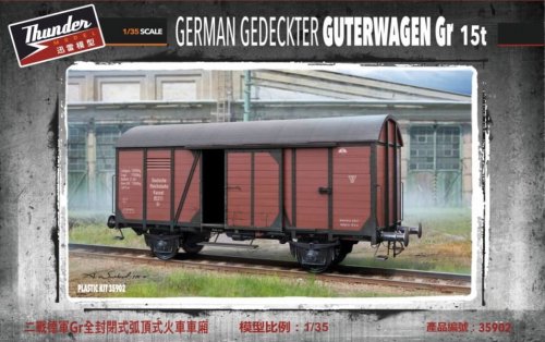 Przejdź do produktu THUNDER MODEL 35902 - 1:35 German Gedeckter Guterwagen Gr 15t