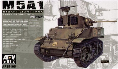 Przejdź do produktu AFV CLUB 35105 - 1:35 M5A1 Stuart (early)