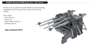 EDUARD 632078 - 1:32 Mosquito FB Mk.VI gun bay