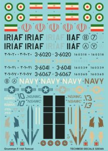 TECHMOD 32034 - 1:32 Grumman F-14A Tomcat
