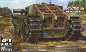 AFV CLUB 35288 - 1:35 Churchill Mk.IV AVRE w/ Fascine Carrier Frame