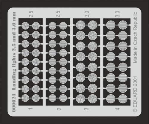 Przejdź do produktu EDUARD 00021 - Landing lights 2,5 and 3mm