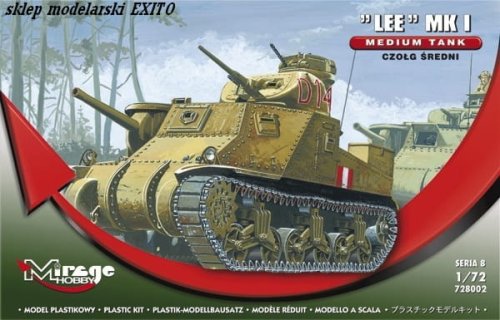 Przejdź do produktu MIRAGE 728002 - 1:72 Lee Mk I Medium Tank