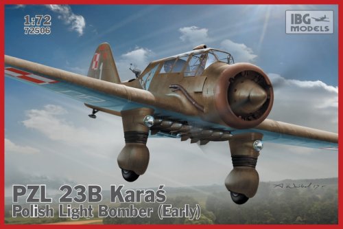 Przejdź do produktu IBG 72506 - 1:72 PZL 23B Karaś - Polish Light Bomber (Early)