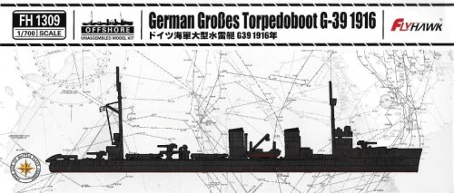 Przejdź do produktu FLYHAWK 1309 - 1:700 German GroBes Torpedoboot G-39 1916