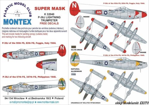 Przejdź do produktu MONTEX K32040 - 1:32 P-38 J