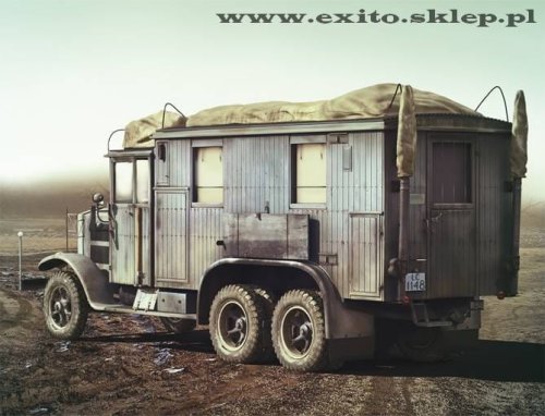Przejdź do produktu ICM 35462 - 1:35 Krupp L3H163 Kfz.72 German Radio Communication Truck