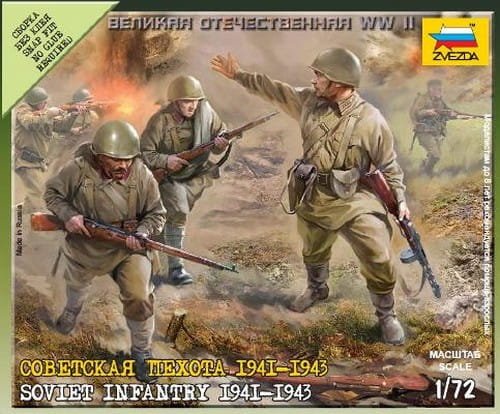 Przejdź do produktu ZVEZDA 6103 - 1:72 Soviet Infantry 1941-1943