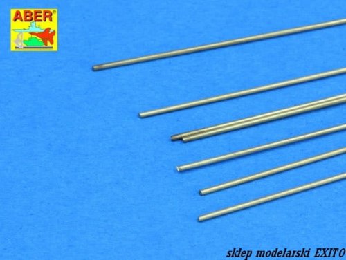 Przejdź do produktu ABER BR07 - Brass round rods 0,70 mm length 250 mm x 7 pcs.