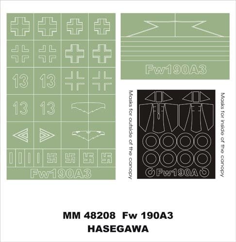 Przejdź do produktu MONTEX MM48208 - 1:48 Focke Wulf Fw 190 A-3