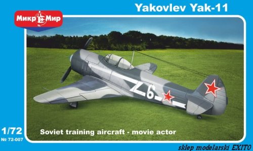 Przejdź do produktu MIKROMIR 72007 - 1:72 Yakovlev Yak-11 training aircraft - movie actor