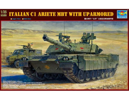 Przejdź do produktu TRUMPETER 00394 - 1:35 Italian C1 Ariete MBT with uparmored