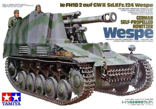 Przejdź do produktu TAMIYA 35200 - 1:35 Sd.Kfz.124 Wespe German Self-Propelled Howitzer