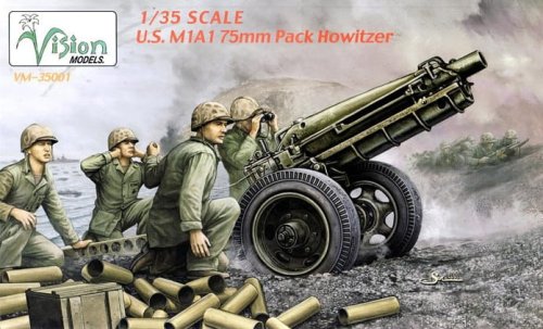 Przejdź do produktu VISION MODELS 35001 - 1:35 U.S. M1A1 75mm Pack Howitzer