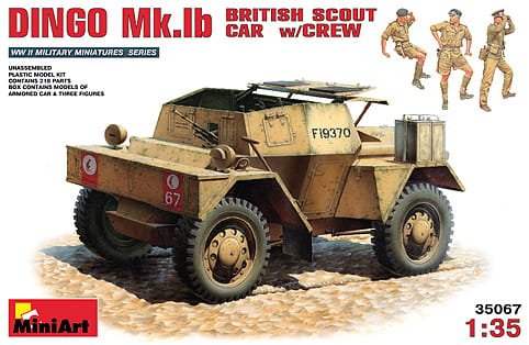 Przejdź do produktu MINIART 35067 - 1:35 British Scout Car Dingo MK. 1b