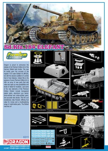 Przejdź do produktu DRAGON 6311 - 1:35 Sd.Kfz.184 Elefant