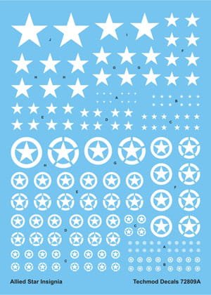 Przejdź do produktu TECHMOD 72809 - 1:72 Allied Star Insignia White