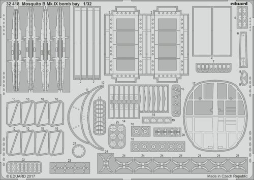 Przejdź do produktu EDUARD 32418 - 1:32 Mosquito B Mk.IX bomb bay