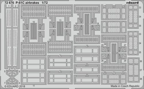 Przejdź do produktu EDUARD 72676 - 1:72 P-61C airbrakes