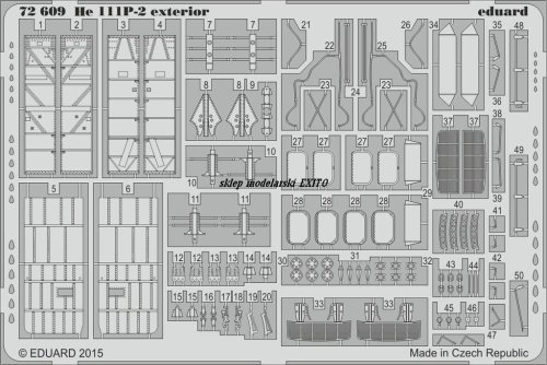 Przejdź do produktu Eduard 72609 - 1:72 He 111P-2 exterior