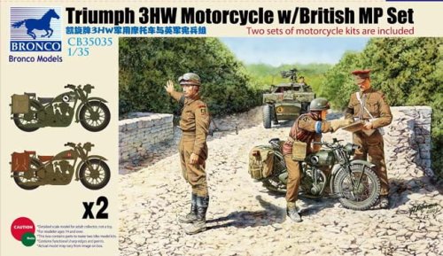 Przejdź do produktu BRONCO CB 35035 - 1:35 Triumph 3HW Motorcycle w/MP Figure Set