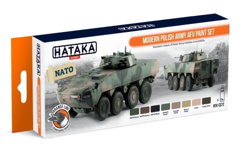 Przejdź do produktu HATAKA CS72 - Zestaw farb Modern Polish Army AFV