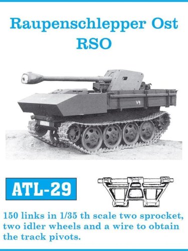 Przejdź do produktu Friulmodel ATL-029 - 1:35 Metalowe gąsienice Raupenschlepper Ost RSO