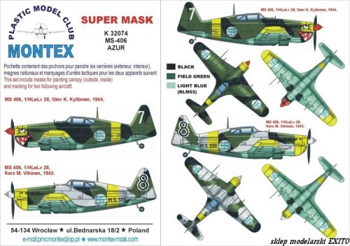 Przejdź do produktu MONTEX K32074 - 1:32 MS.406 Finland