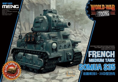 Przejdź do produktu MENG MODEL WWT009 - Somua S35 French Medium Tank