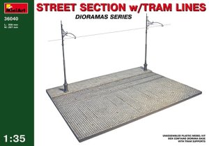 MINIART 36040 - 1:35 Street Section w/Tram Line