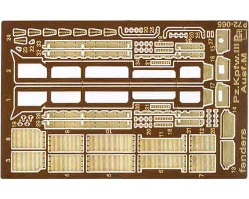 Przejdź do produktu PART P72065 - 1:72 Pz.Kpfw. III Ausf.M fenders