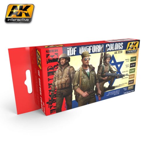 Przejdź do produktu AK INTERACTIVE 3230 - IDF Uniform Colors Set