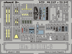 EDUARD SS247 - 1:72 He 111H-6
