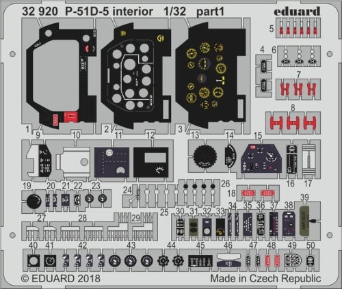 Przejdź do produktu EDUARD 32920 - 1:32 P-51D-5 interior