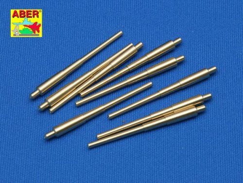 Przejdź do produktu ABER 1:350L-05  - 1:350 Set of 9pcs 406mm long barrels for US ships: North Carolina, Washington