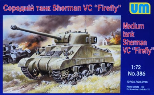 Przejdź do produktu UNIMODELS 386 - 1:72 Sherman Firefly