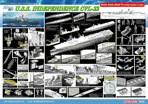 Przejdź do produktu DRAGON 1024 - 1:350 U.S.S. Indenpendence