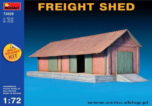 Przejdź do produktu MINIART 72029 - 1:72 Freight Shed - multicolored kit