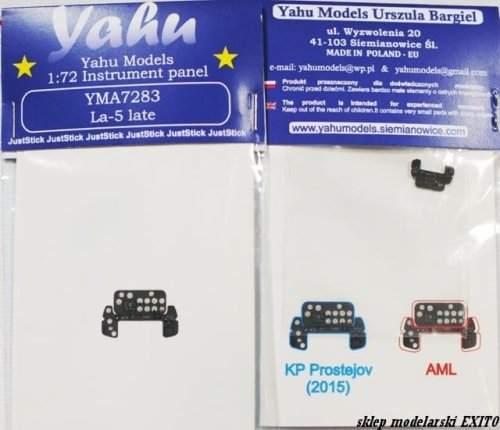 Przejdź do produktu YAHU YMA7283 - 1:72 Lavochkin La-5 late tablica przyrządów