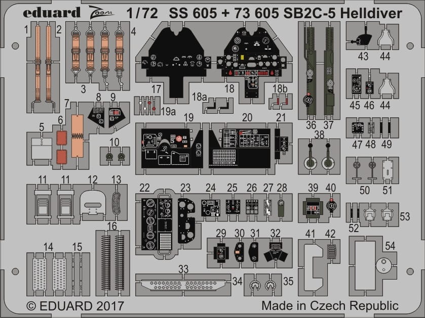 Przejdź do produktu EDUARD 73605 - 1:72 SB2C-5 Helldiver