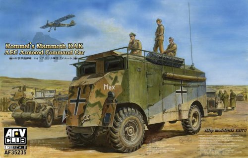 Przejdź do produktu AFV CLUB 35235 - 1:35 Rommels Mammoth DAK AEC Armored Command Car