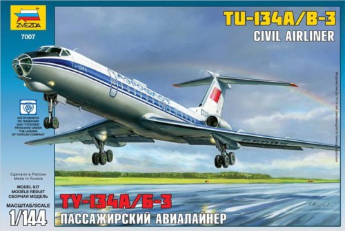 Przejdź do produktu ZVEZDA 7007 - 1:144 Tupolev Tu-134B