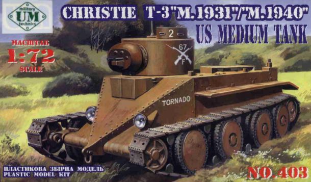Przejdź do produktu UNIMODELS 403 - 1:72 T-3 Christie