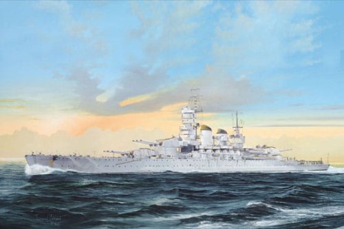 Przejdź do produktu TRUMPETER 05778 - 1:700 Italian Navy Battleship RN Littorio 1941