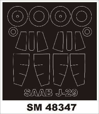 Przejdź do produktu MONTEX SM48347 - 1:48 Saab J.29