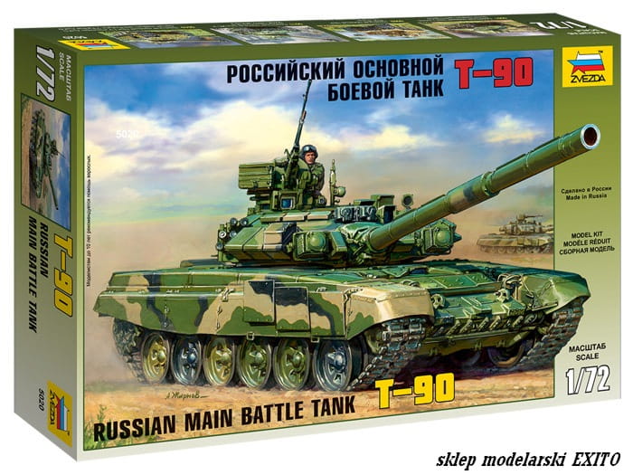Przejdź do produktu ZVEZDA 5020 - 1:72 T-90 Russian Main Battle Tank