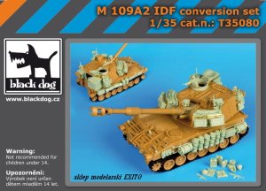 BLACK DOG T35080 - 1:35 M109A2 IDF conversion set