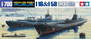 TAMIYA 31453 - 1:700 Japanese Navy Submarine I-16 & I-58