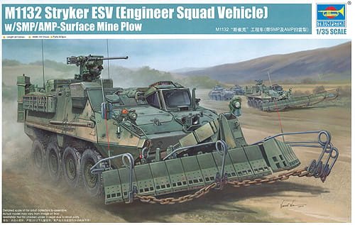 Przejdź do produktu TRUMPETER 01575 - 1:35 M1132 Stryker Engineer Squad Vehicle