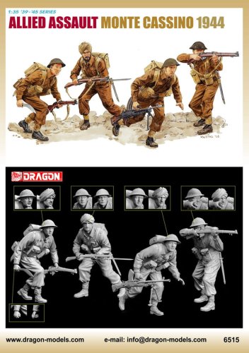 Przejdź do produktu DRAGON 6515 - 1:35 Allied Assault Monte Cassino